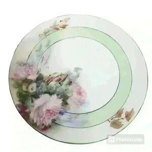 Thomas Sevres Bavaria hand painted plate floral 8" plate